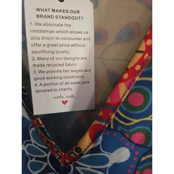 IZURIA Blue & Yellow Floral Paisley Maxi Dress Bohemian Summer Spring XXL NEW - Picture 6 of 7